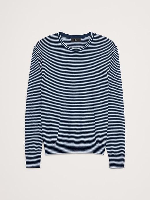 Italian Merino Crew-Neck Sweater Product Image