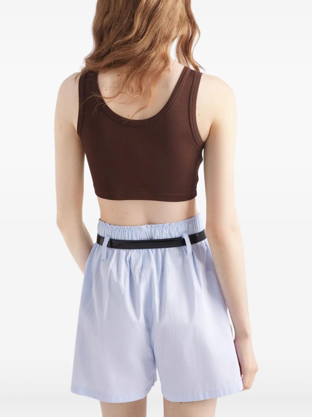 ribbed-knit tank top Product Image