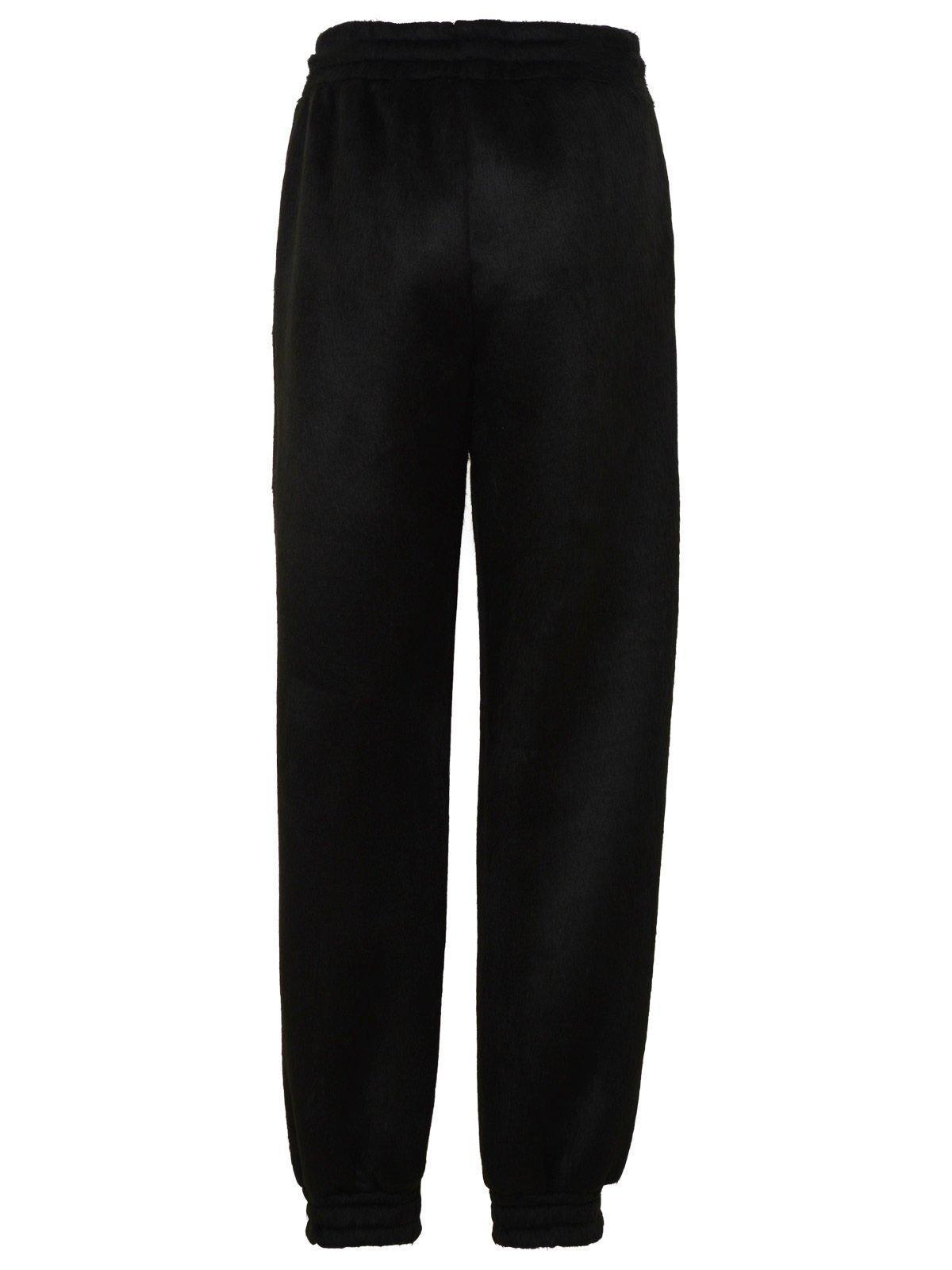 MSGM Elasticated Waist Drawstring Jogger In Black Product Image