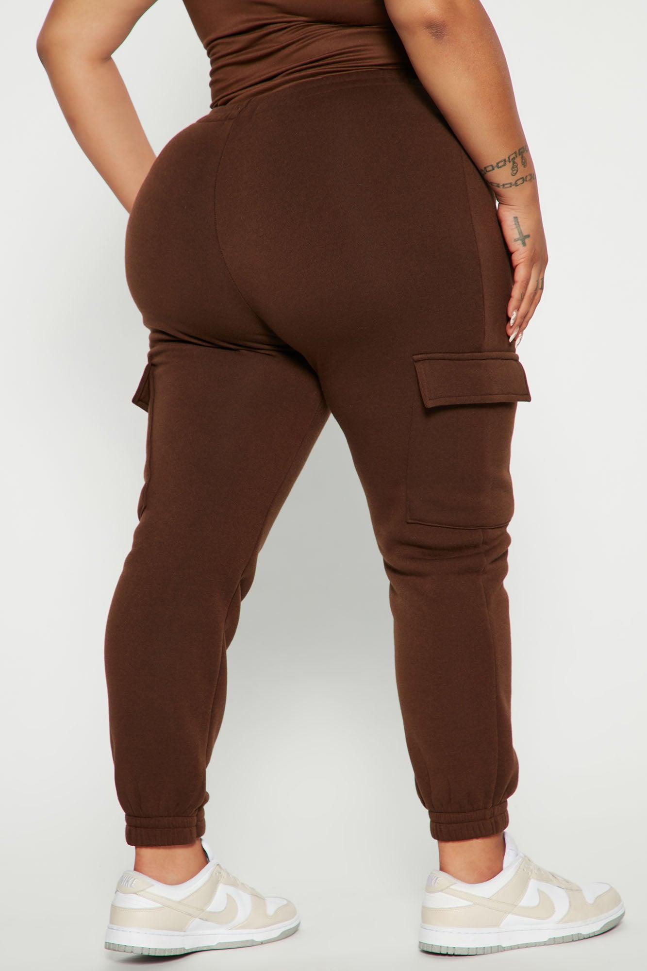 Let's Relax Jogger Sweatpants - Chocolate Product Image