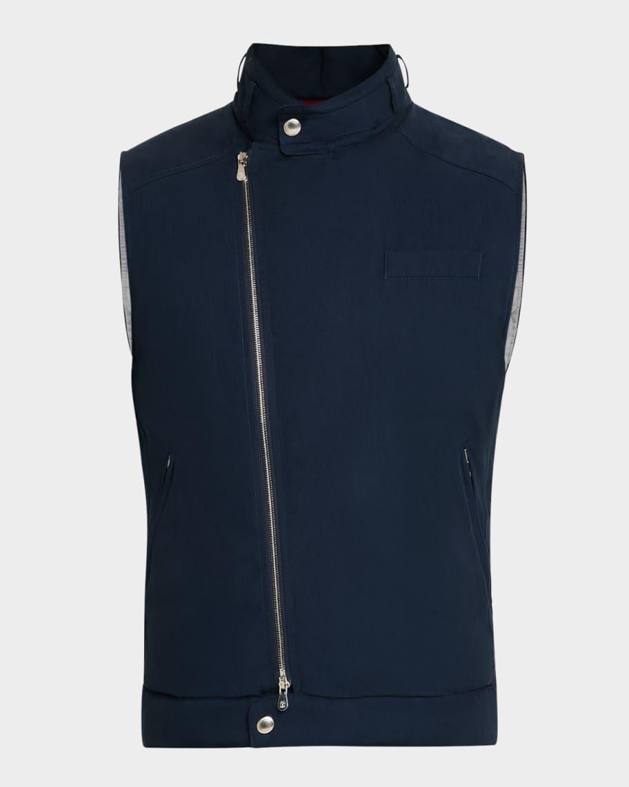 Men's Solaro Asymmetric Zip Vest Product Image