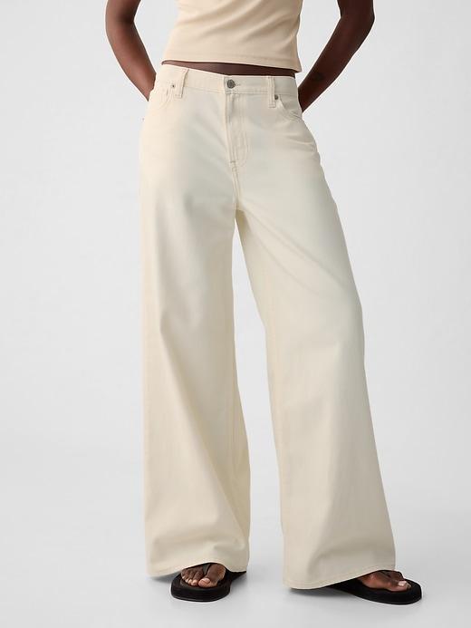 Sky High Rise UltraSoft Baggy Jeans Product Image