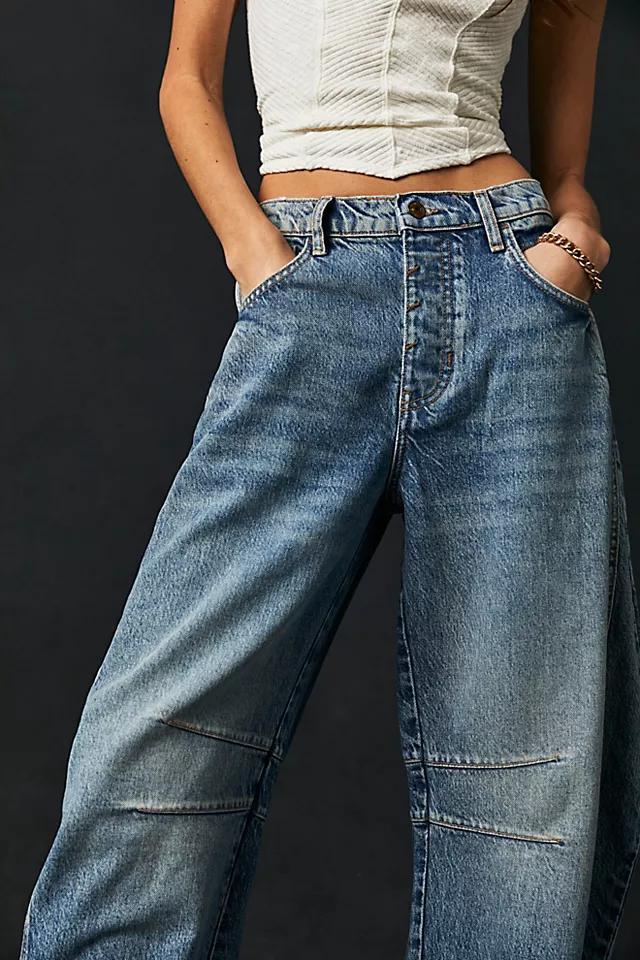We The Free Good Luck Mid-Rise Barrel Jeans Product Image