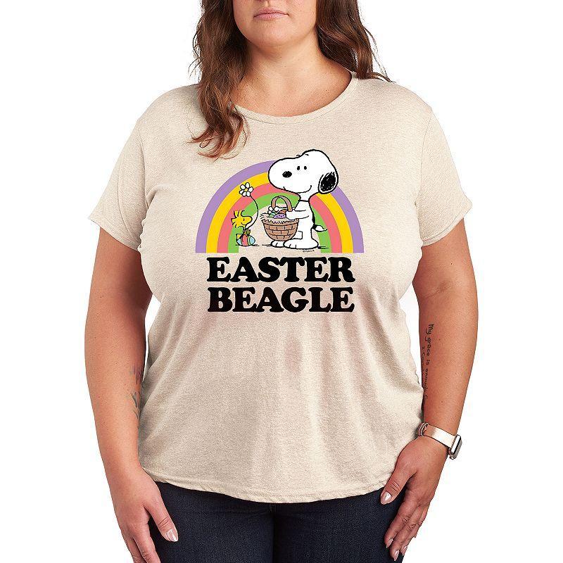 Plus Peanuts Snoopy & Woodstock Easter Graphic Tee, Women's,  Product Image