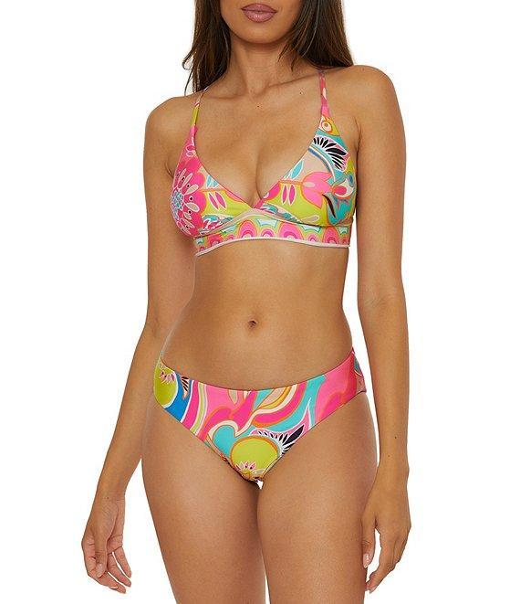 Trina Turk Venus Abstract Print Reversible Hipster Swim Bottom Product Image