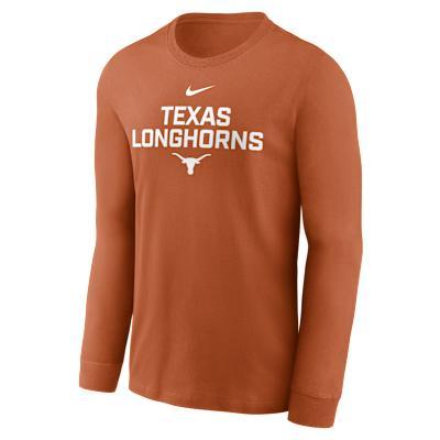 Texas Sideline Nike Men's Dri-FIT College Long-Sleeve T-Shirt Product Image