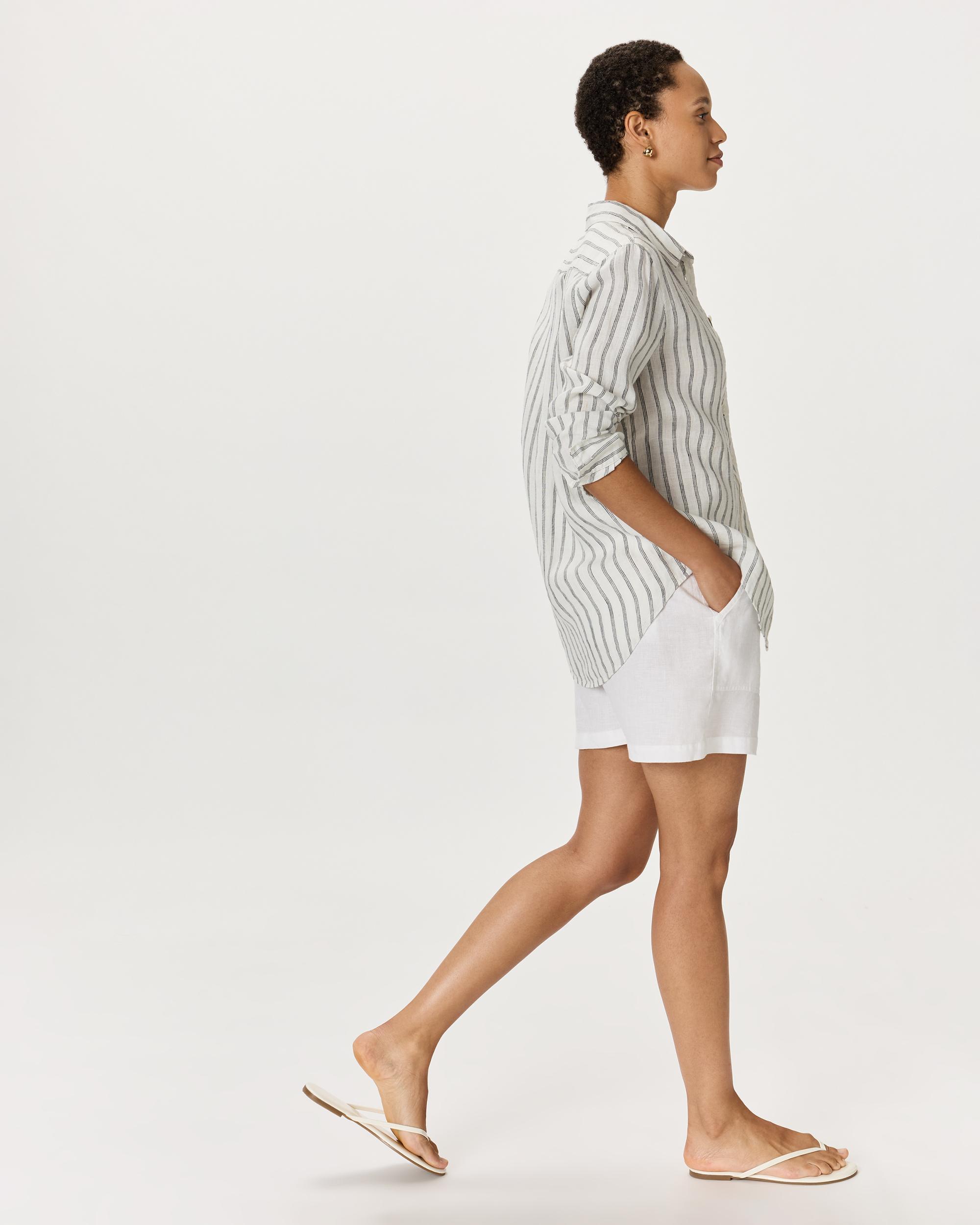 Quince | Women's 100% European Linen Long Sleeve Shirt Product Image