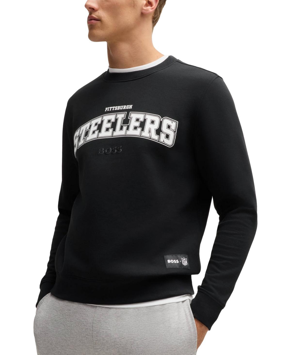 HUGO BOSS Boss X Nfl Regular-fit Sweatshirt With Special Branding In Bills Product Image