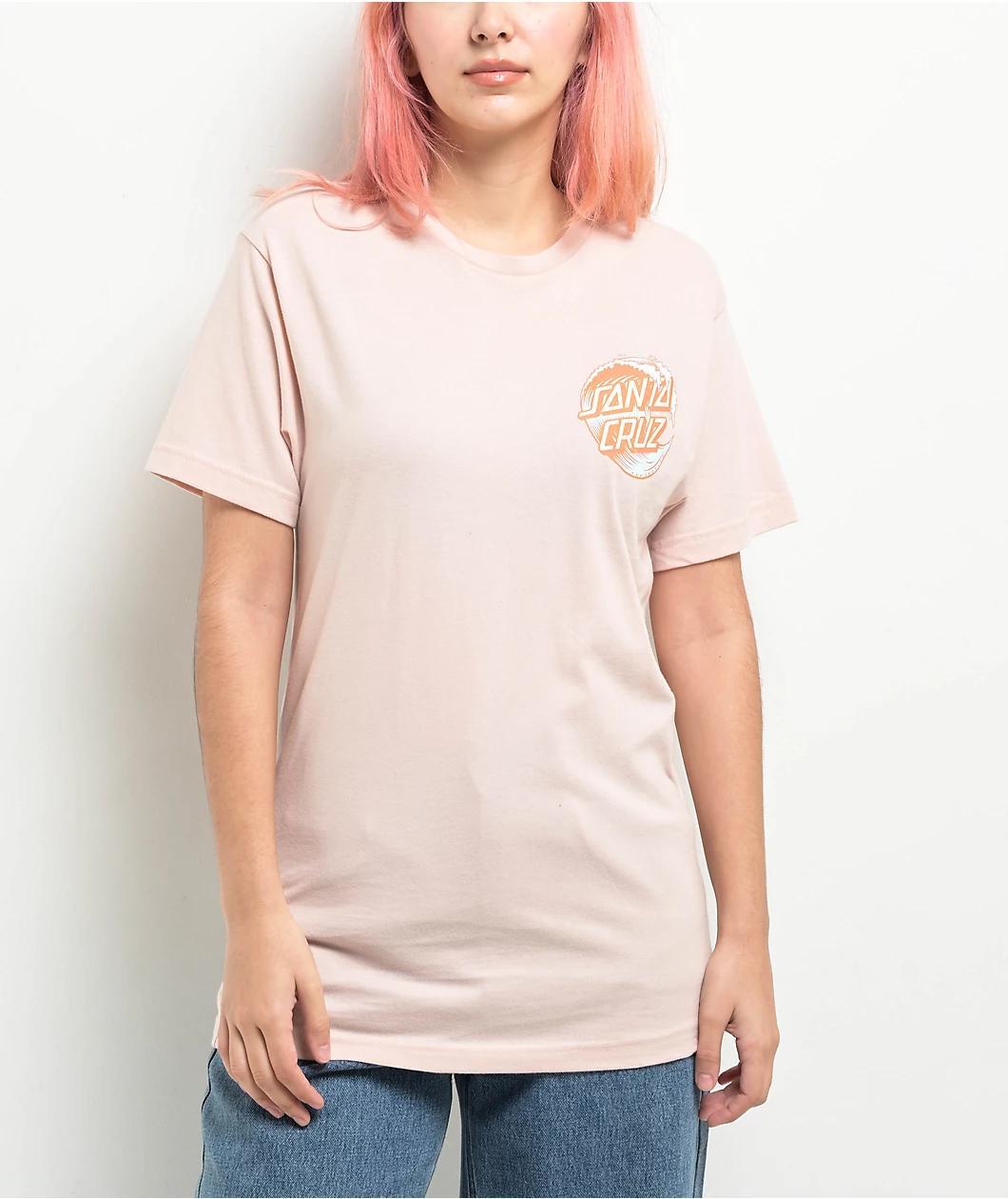 Santa Cruz Wave Dot Blush T-Shirt Product Image
