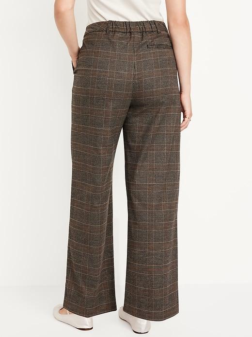 Extra High-Waisted Taylor Trouser Wide-Leg Pants Product Image