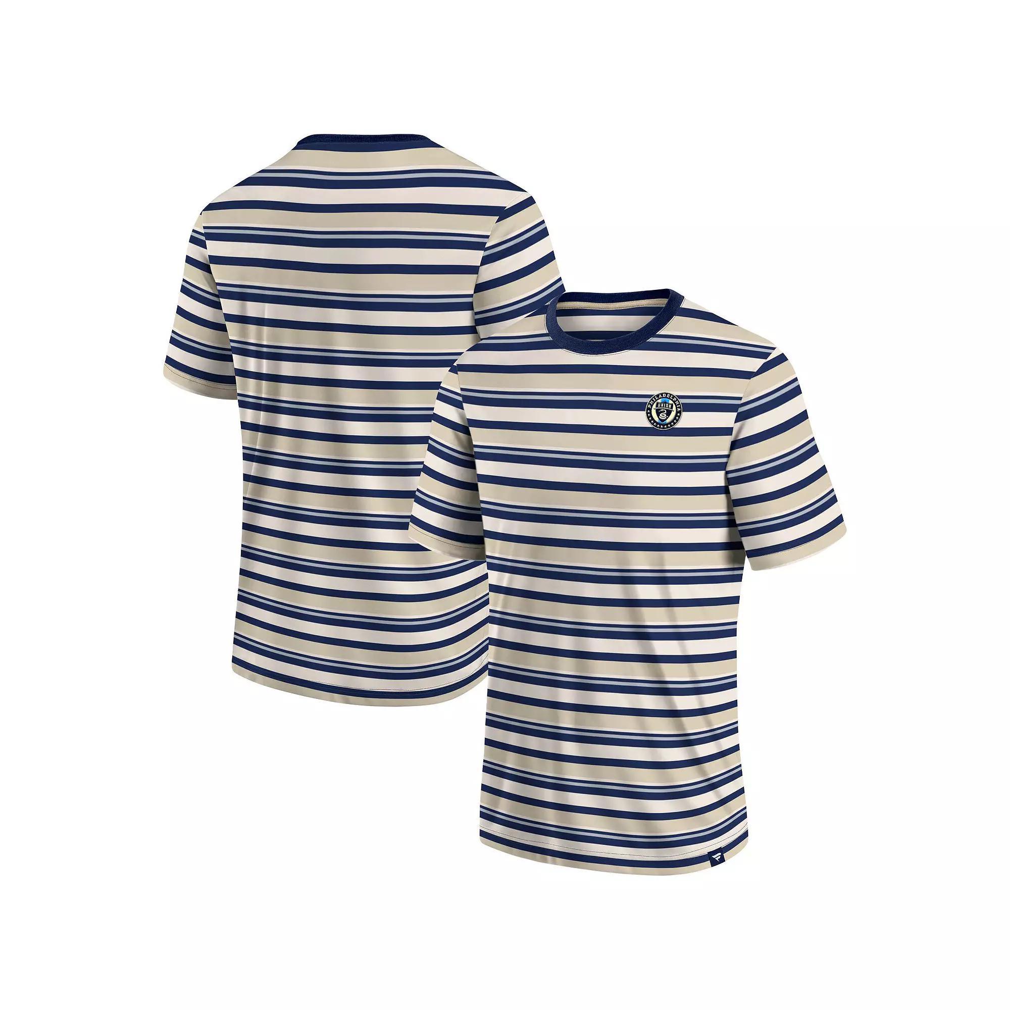 Men's Fanatics Branded Navy Philadelphia Union Shot Clock Stripe T-Shirt, Size: Medium, Uni Blue Product Image