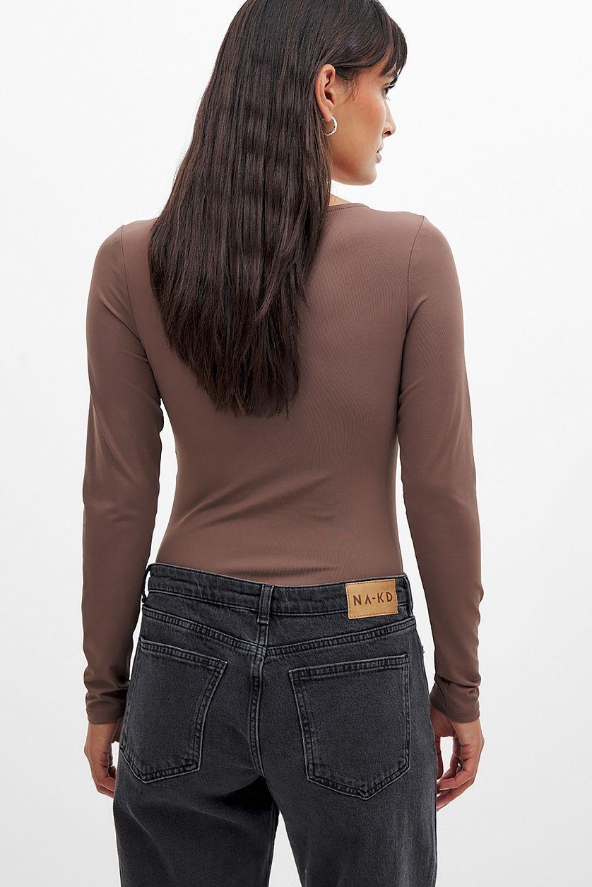 Body Hugging Scoop Neck Body Product Image