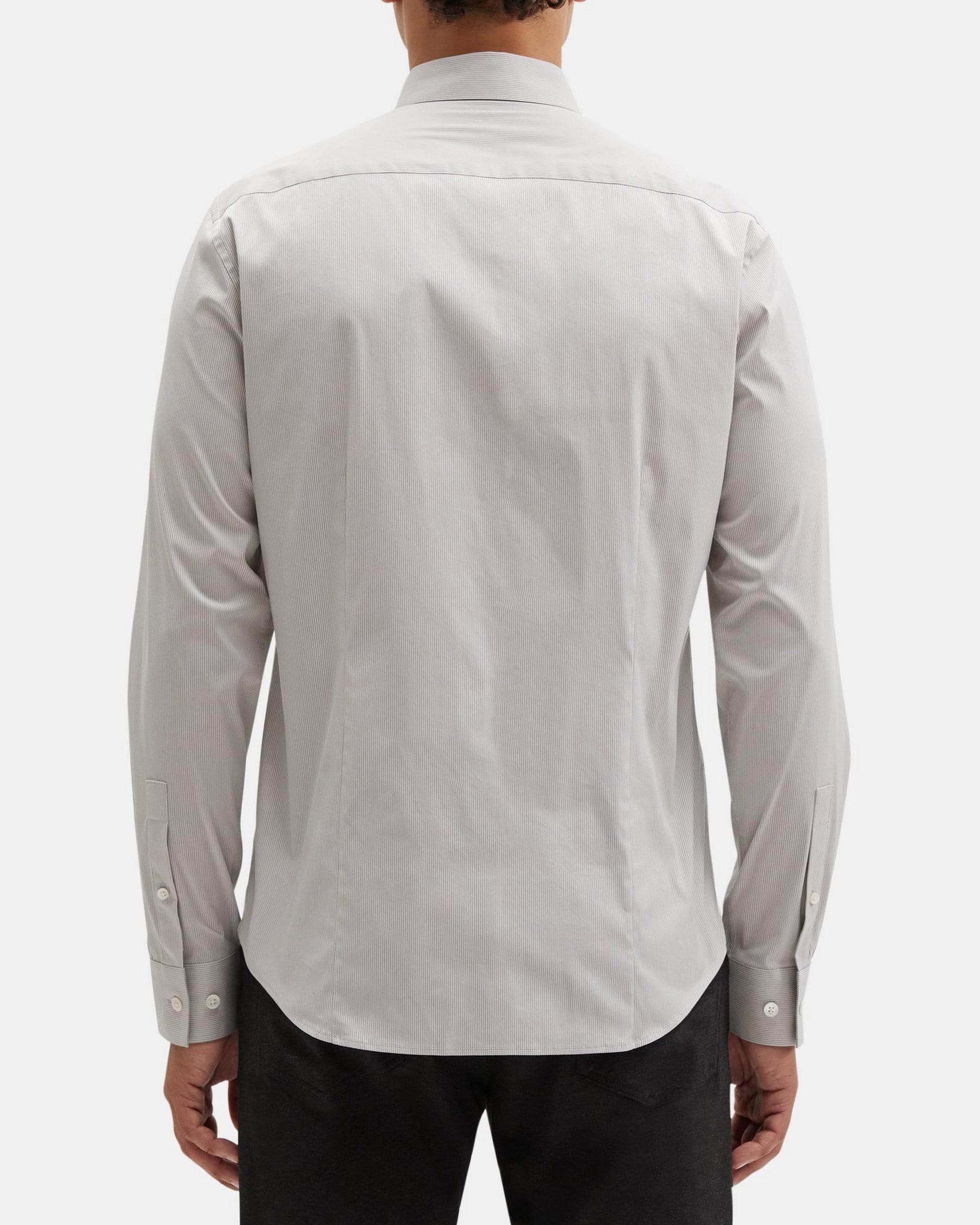 Tailored Shirt in Stretch Cotton-Blend Product Image