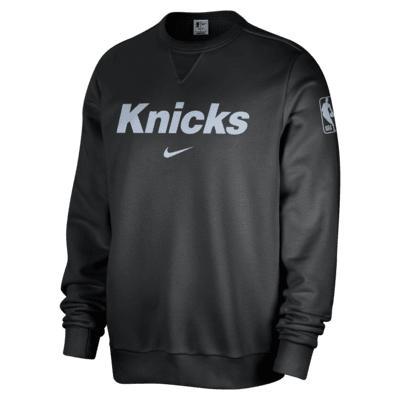 New York Knicks Standard Issue Men's Nike Dri-FIT NBA Crew-Neck Sweatshirt Product Image