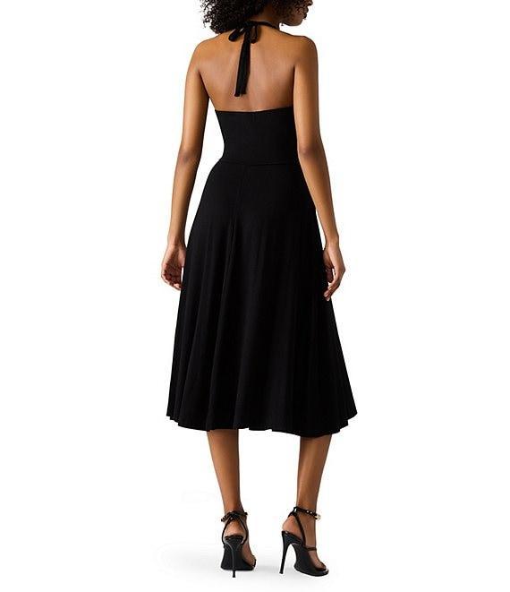 Steve Madden Hazel Halter Neck Sleeveless Midi Dress Product Image