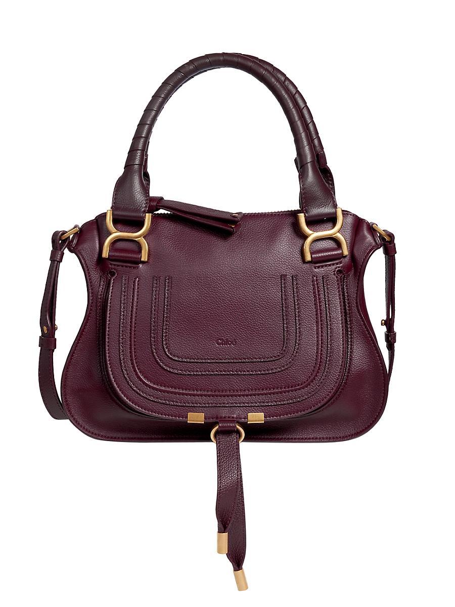 Womens Small Marcie Leather Satchel Product Image