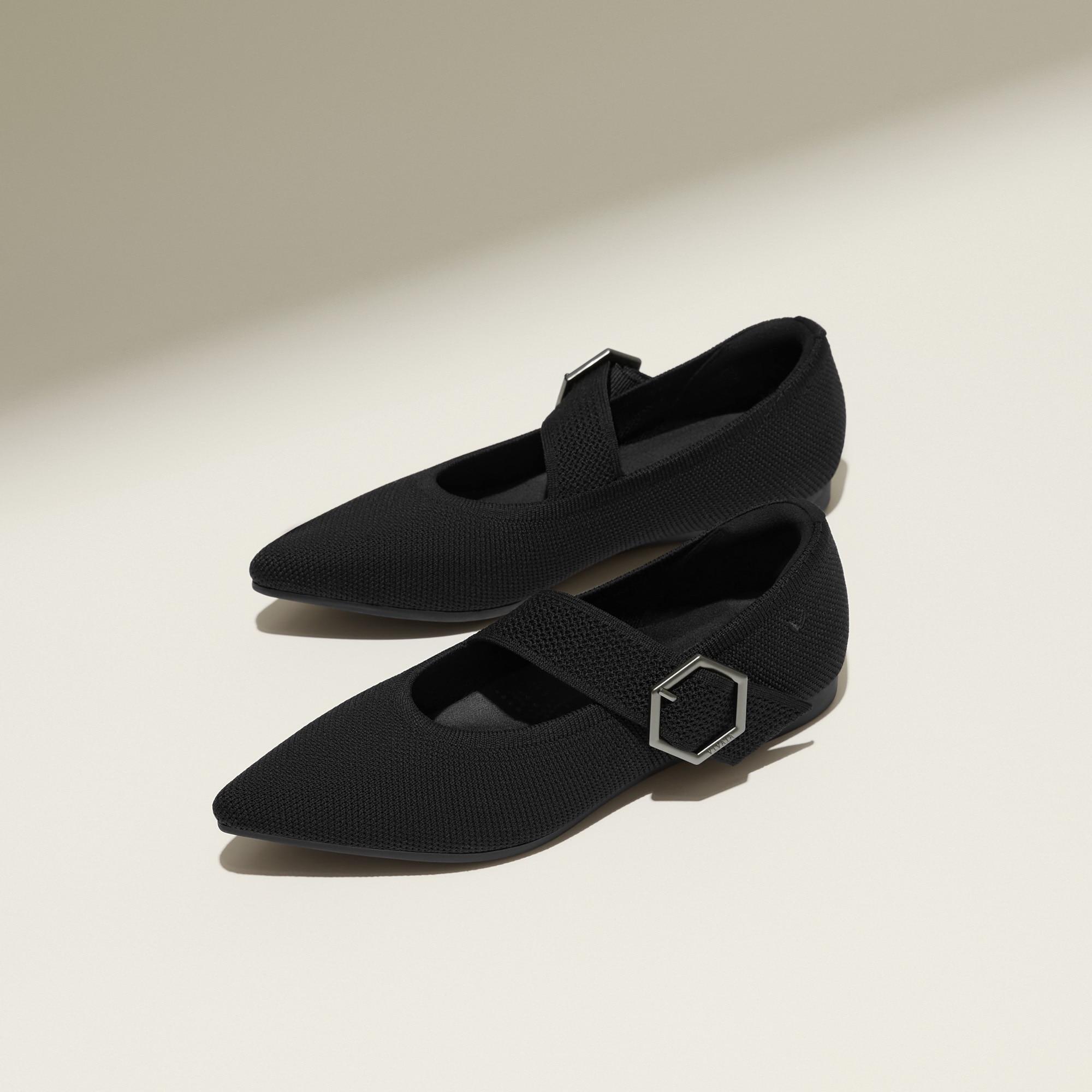 Pointed-toe Mary-Jane Flats (Maria) Product Image