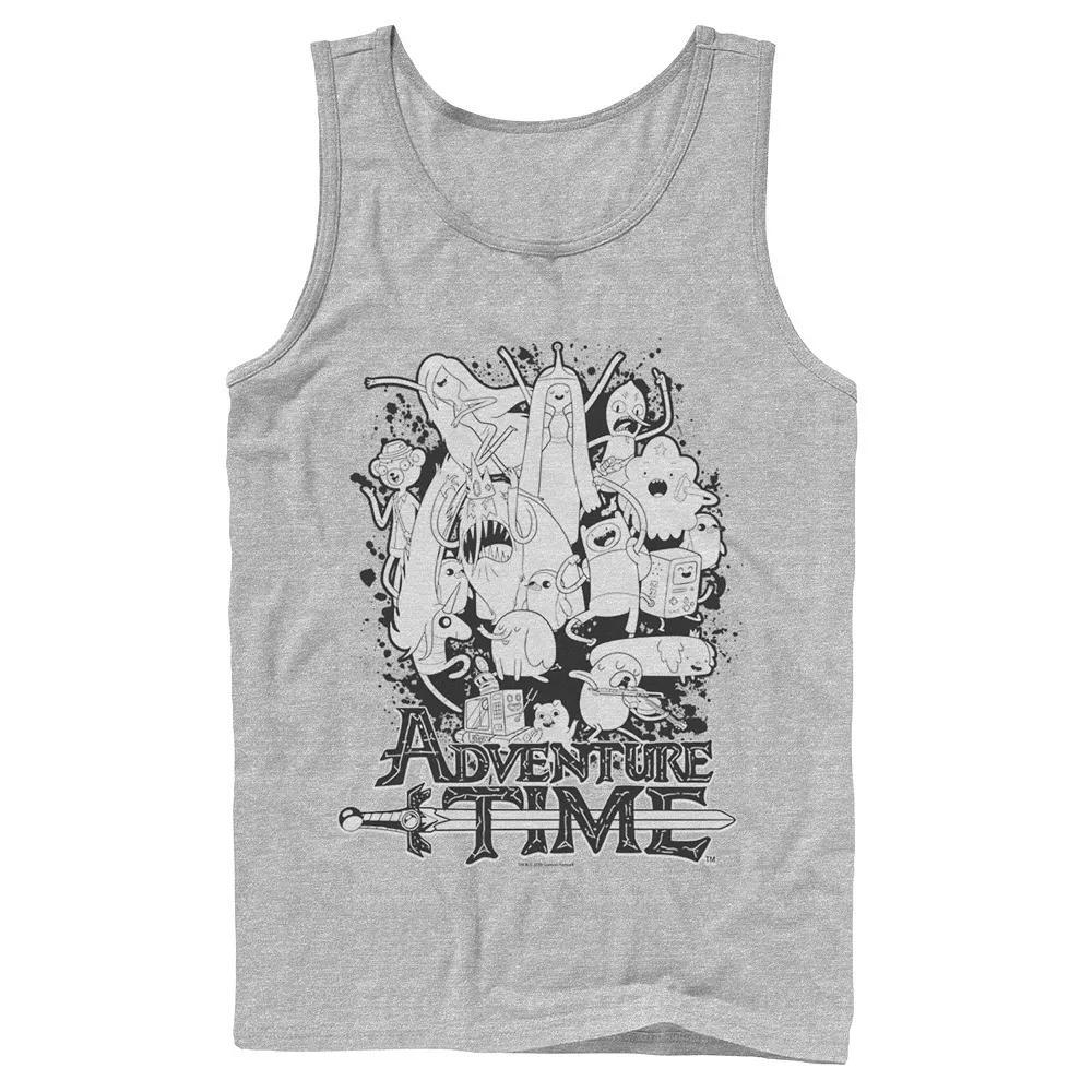 Men's Cartoon Network Adventure Time Splash Tank Top,  Product Image