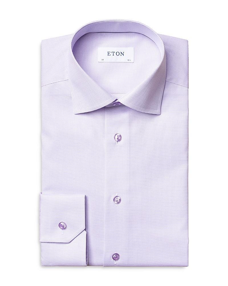 Mens Slim-Fit Textured Solid Shirt Product Image