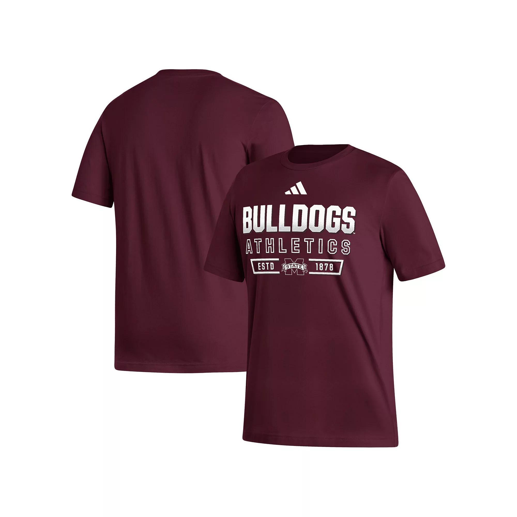 Men's adidas Maroon Mississippi State Bulldogs Head of Class Fresh T-Shirt, Size: XL, Mst Red Product Image