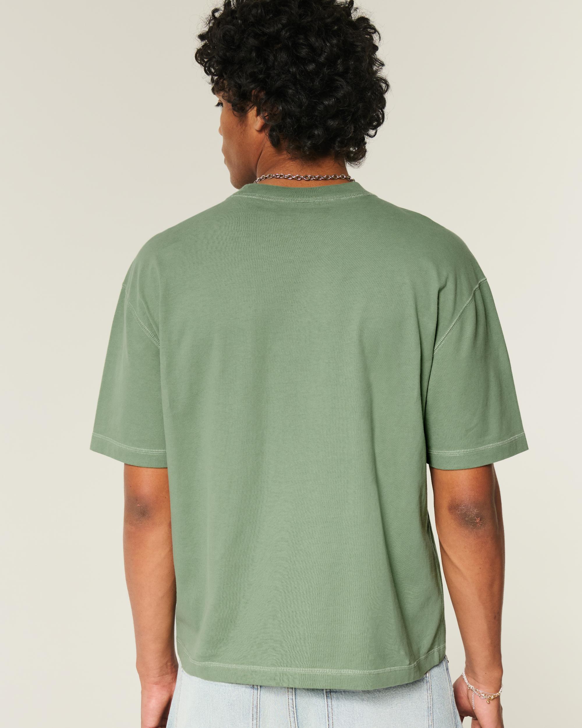 Boxy Heavyweight Crop Crew T-Shirt Product Image