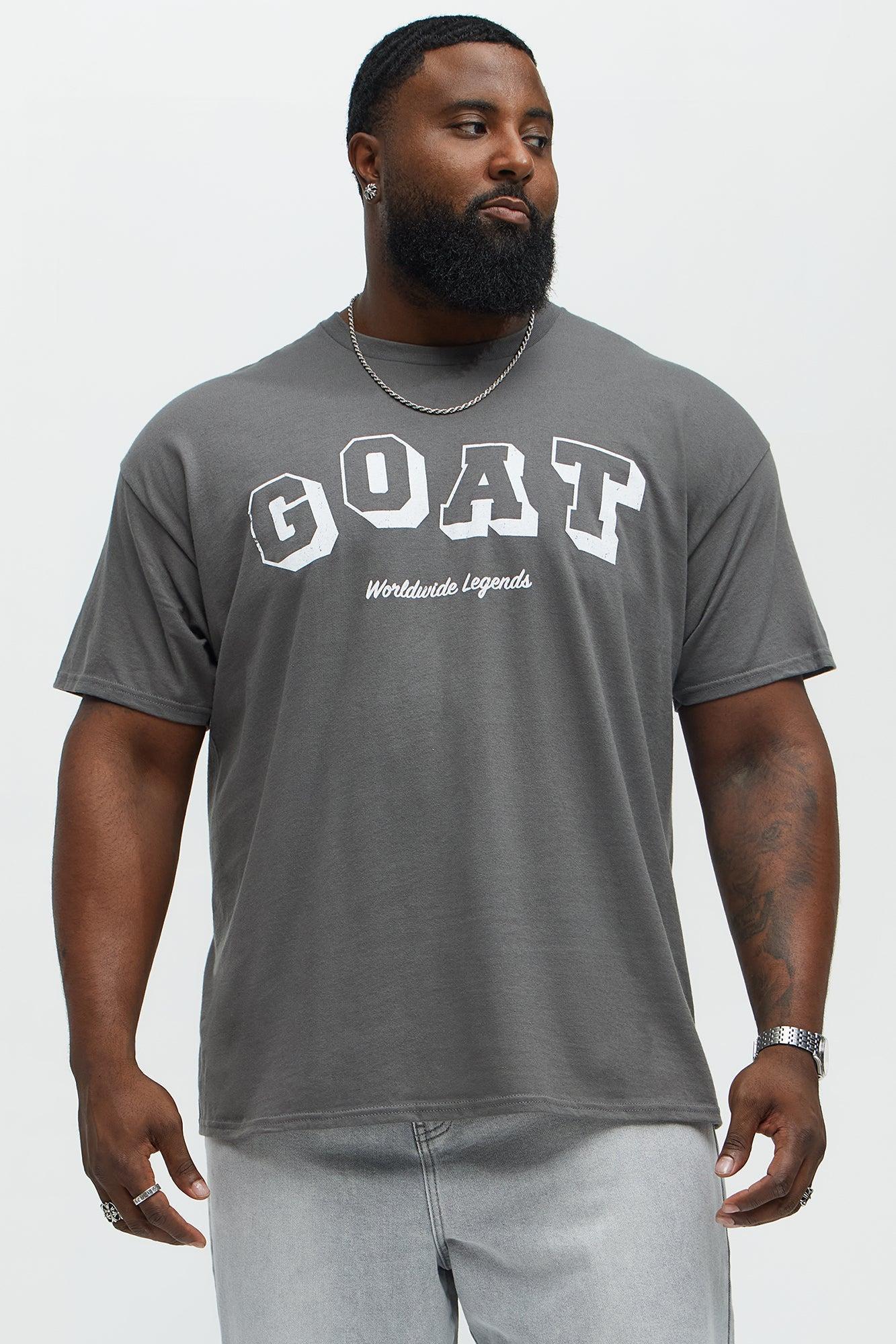 GOAT Worldwide Short Sleeve Tee - Charcoal Product Image
