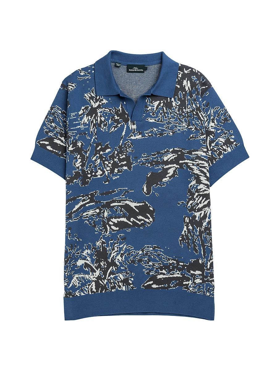 Mens Hindley Creek Graphic Cotton Polo Shirt Product Image