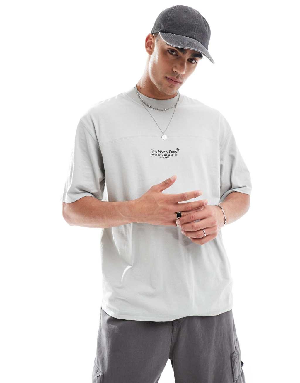 The North Face Stratus back print t-shirt in gray Product Image