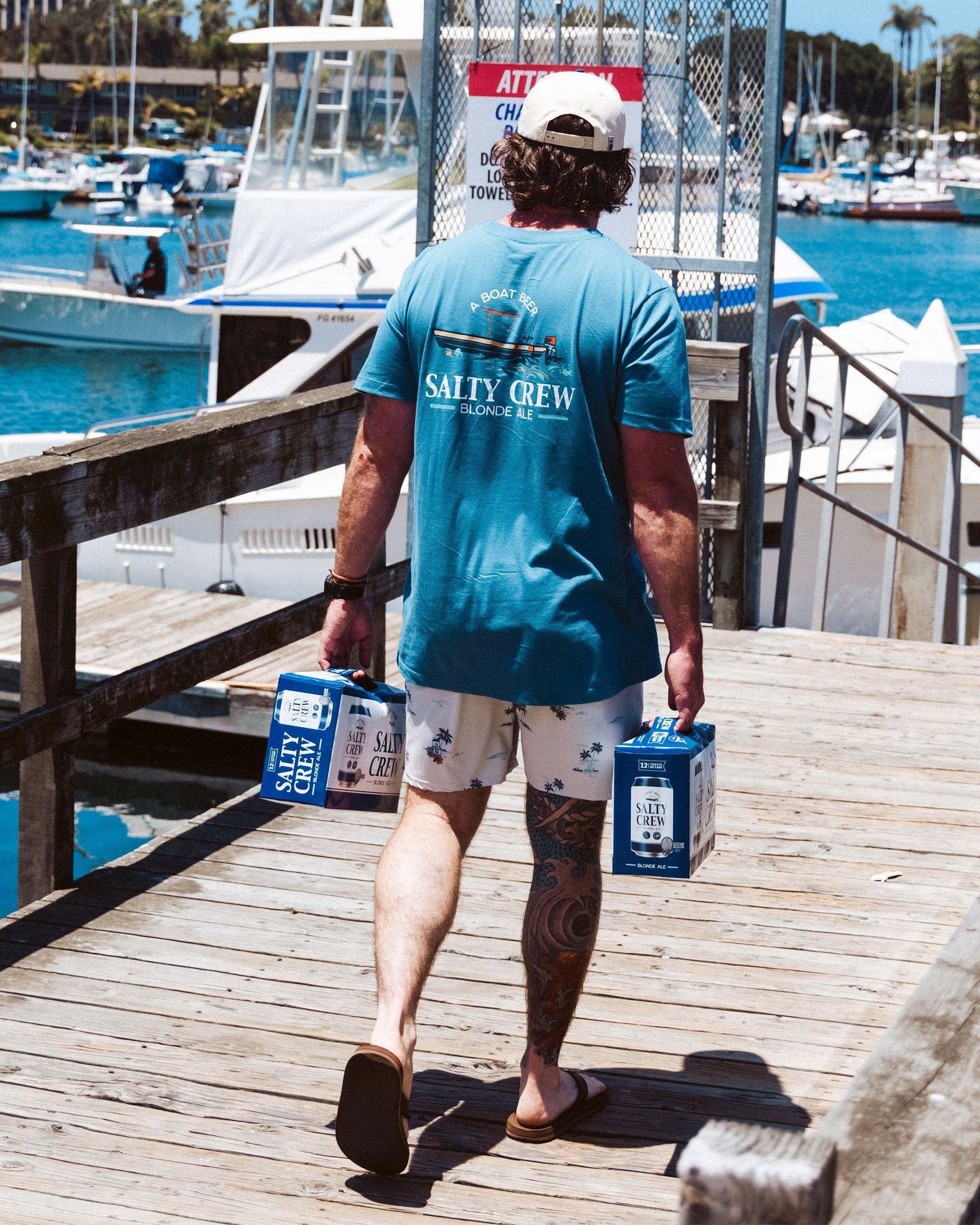 Salty Brew Tee - Slate Male Product Image