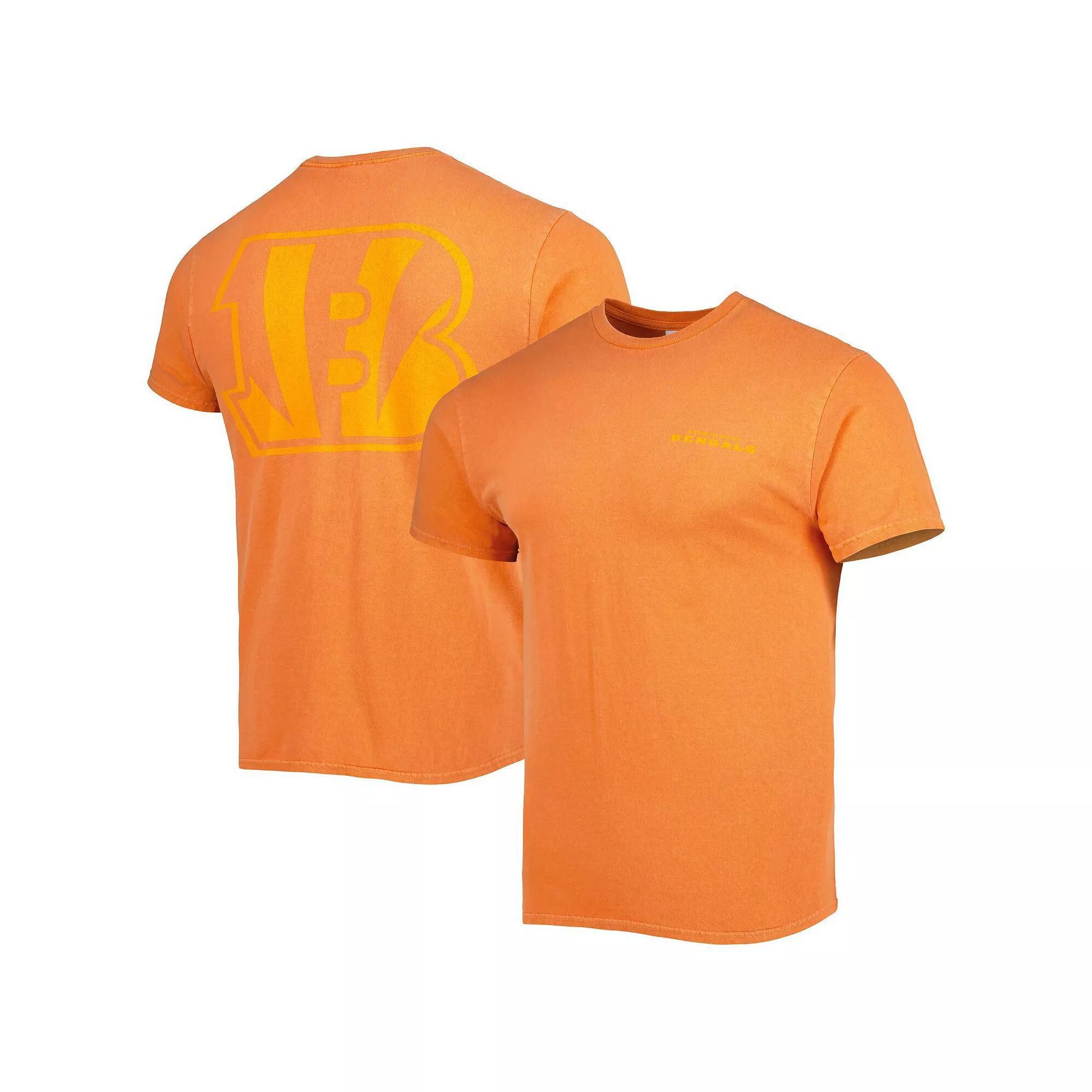 Men's '47 Orange Cincinnati Bengals Fast Track Tonal Highlight T-Shirt,  Product Image