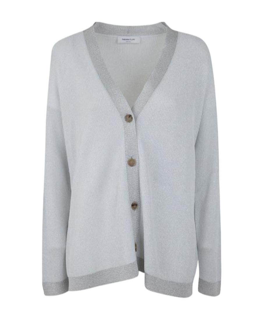 FABIANA FILIPPI Long-sleeved Sweater In Gray Product Image