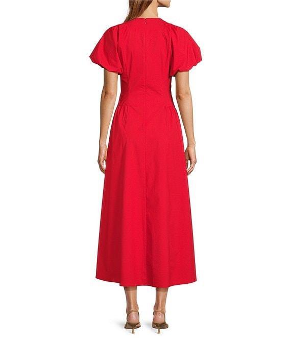 Antonio Melani Kiara Short Puff Sleeve A-Line Maxi Dress Product Image
