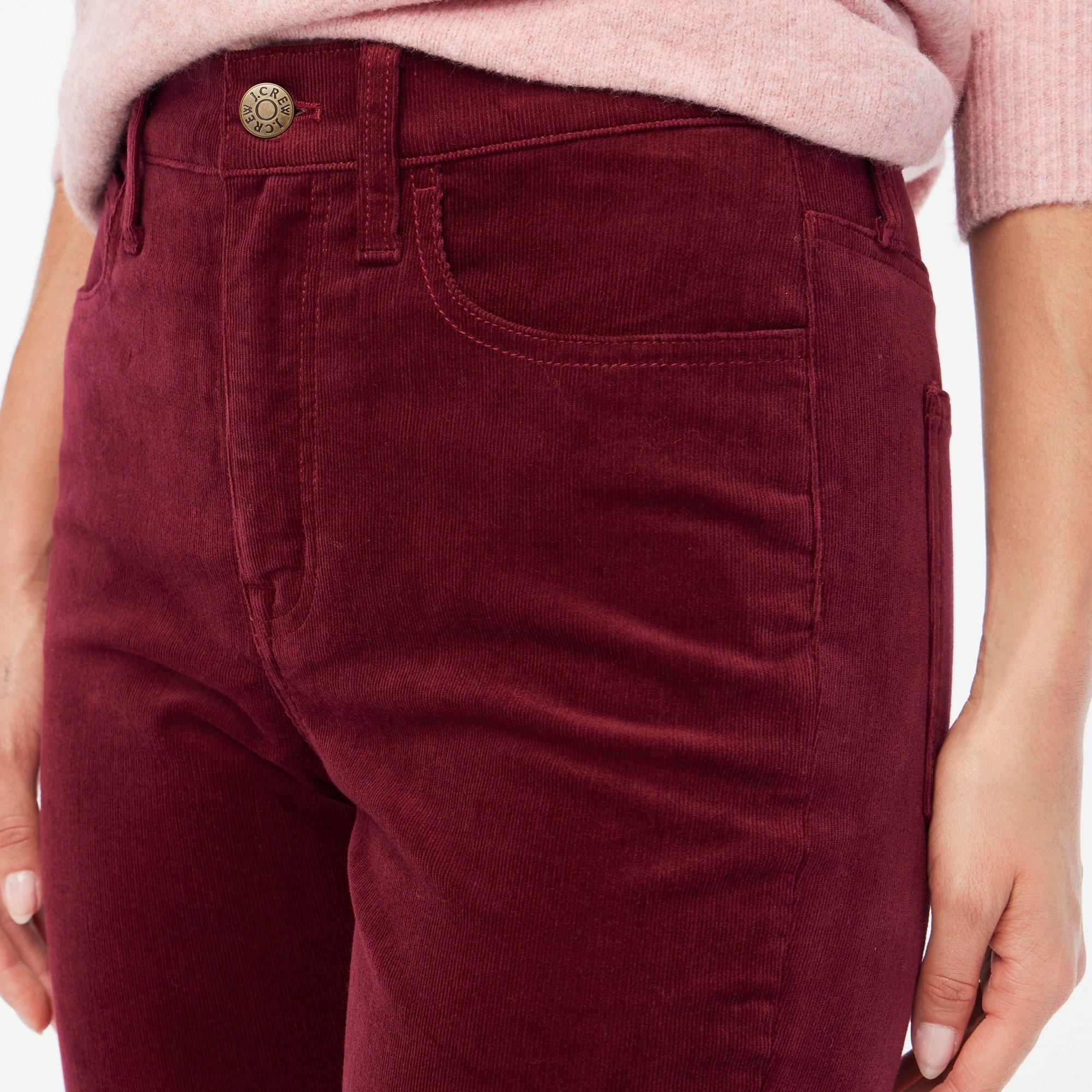 Corduroy full-length essential straight pant Product Image