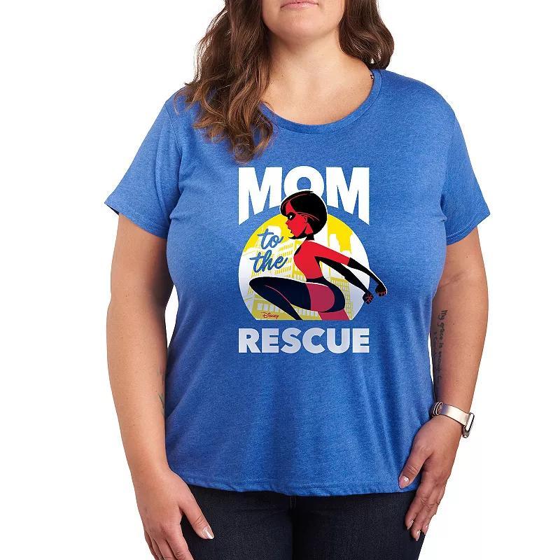 Disney / Pixars The Incredibles Plus Mom Rescue Graphic Tee, Womens Product Image