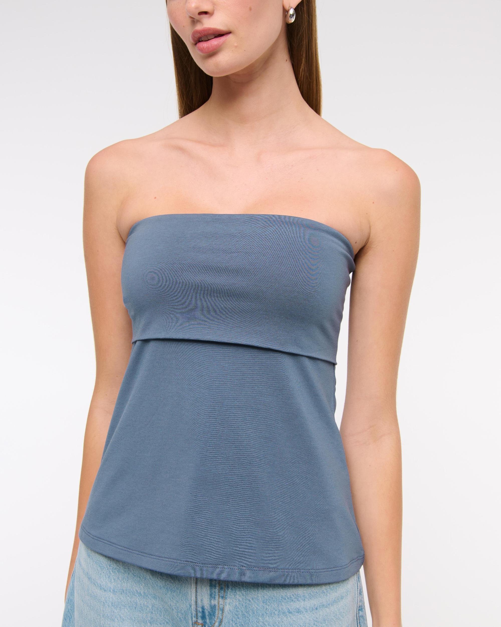 Foldover Tube Top Product Image