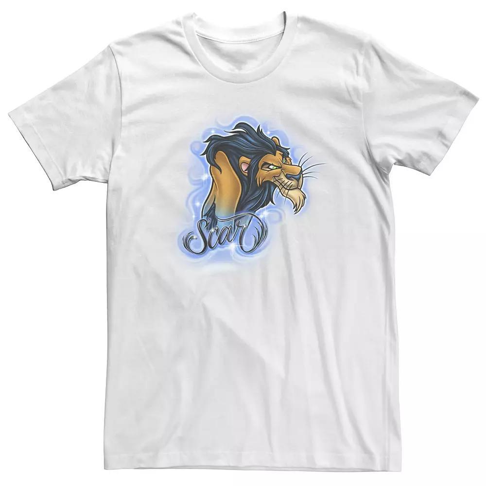Big & Tall Disney The Lion King Scar Airbrushed Portrait Logo Tee, Men's,  Product Image