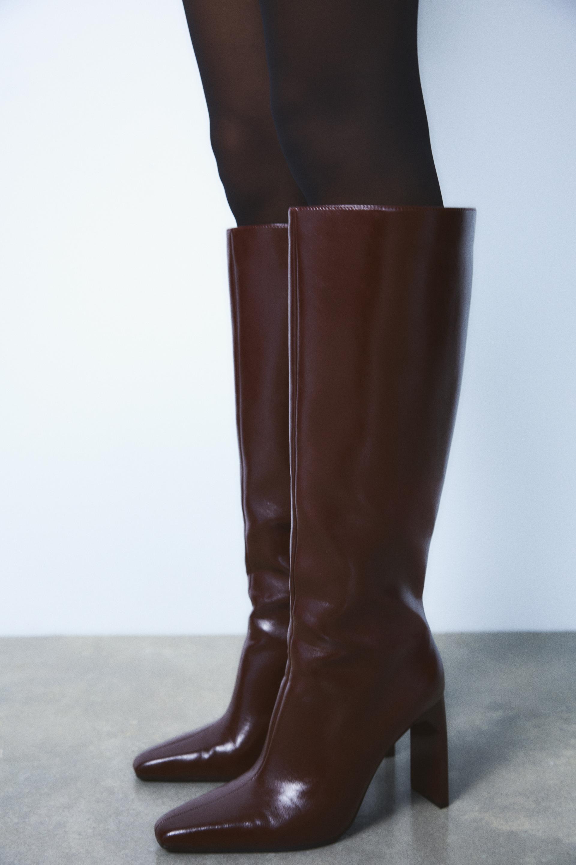 HIGH HEEL OVER THE KNEE BOOTS Product Image