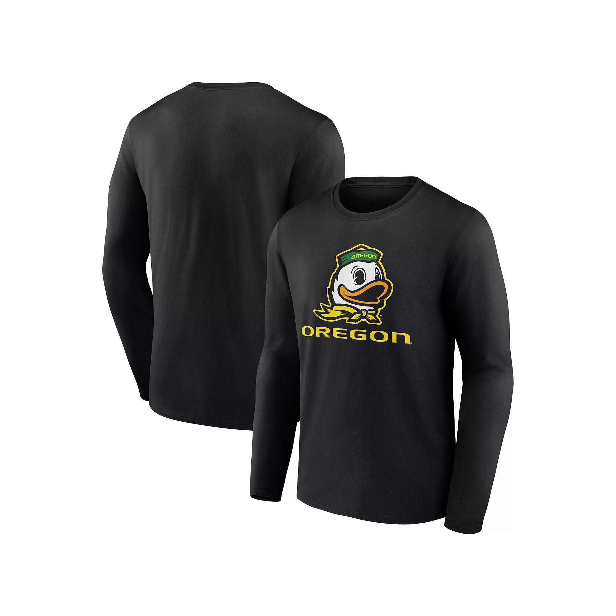 Mens Fanatics Oregon Ducks Team Lockup Long Sleeve T-Shirt Product Image