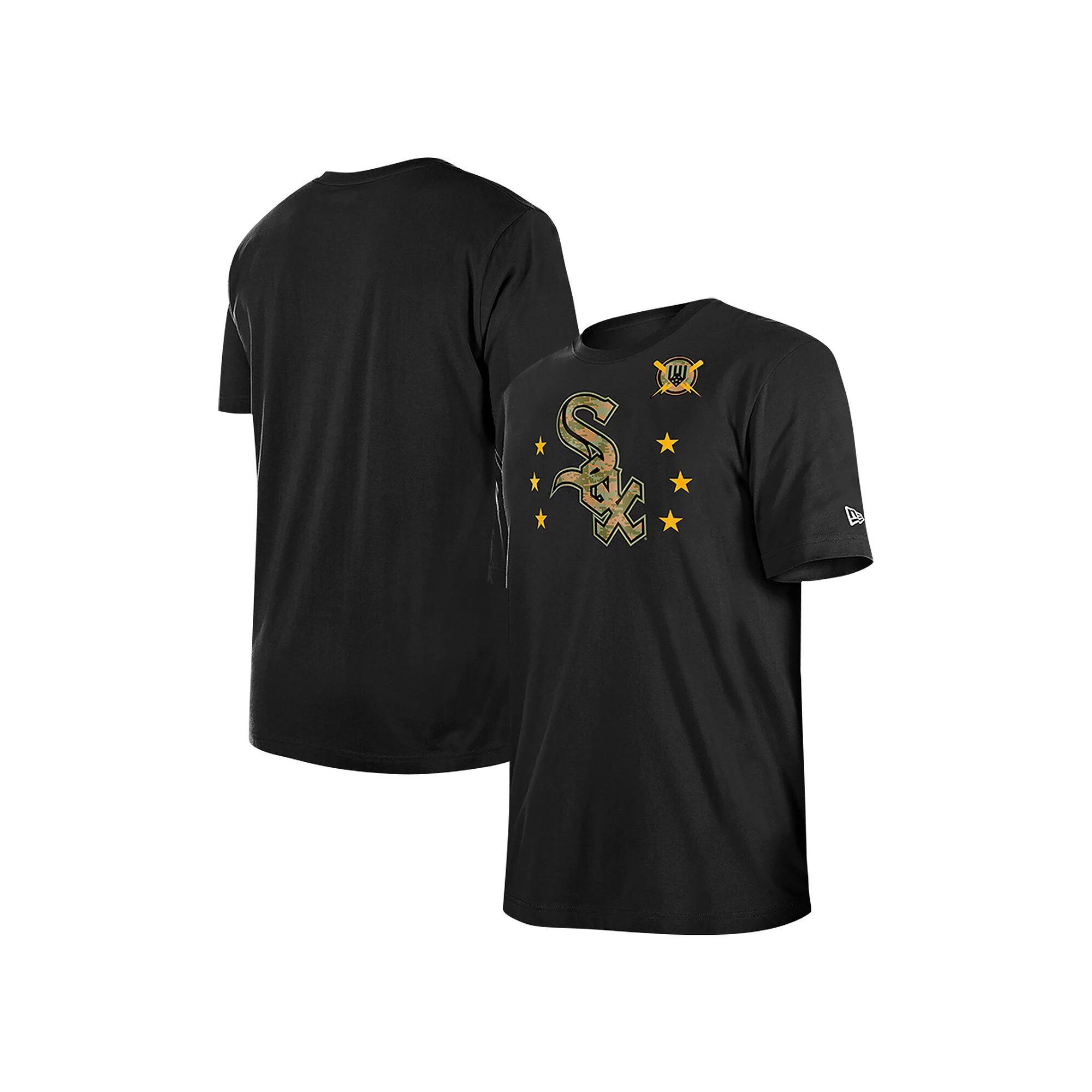 Men's New Era Black Chicago Cubs 2024 Armed Forces Day T-Shirt,  Product Image