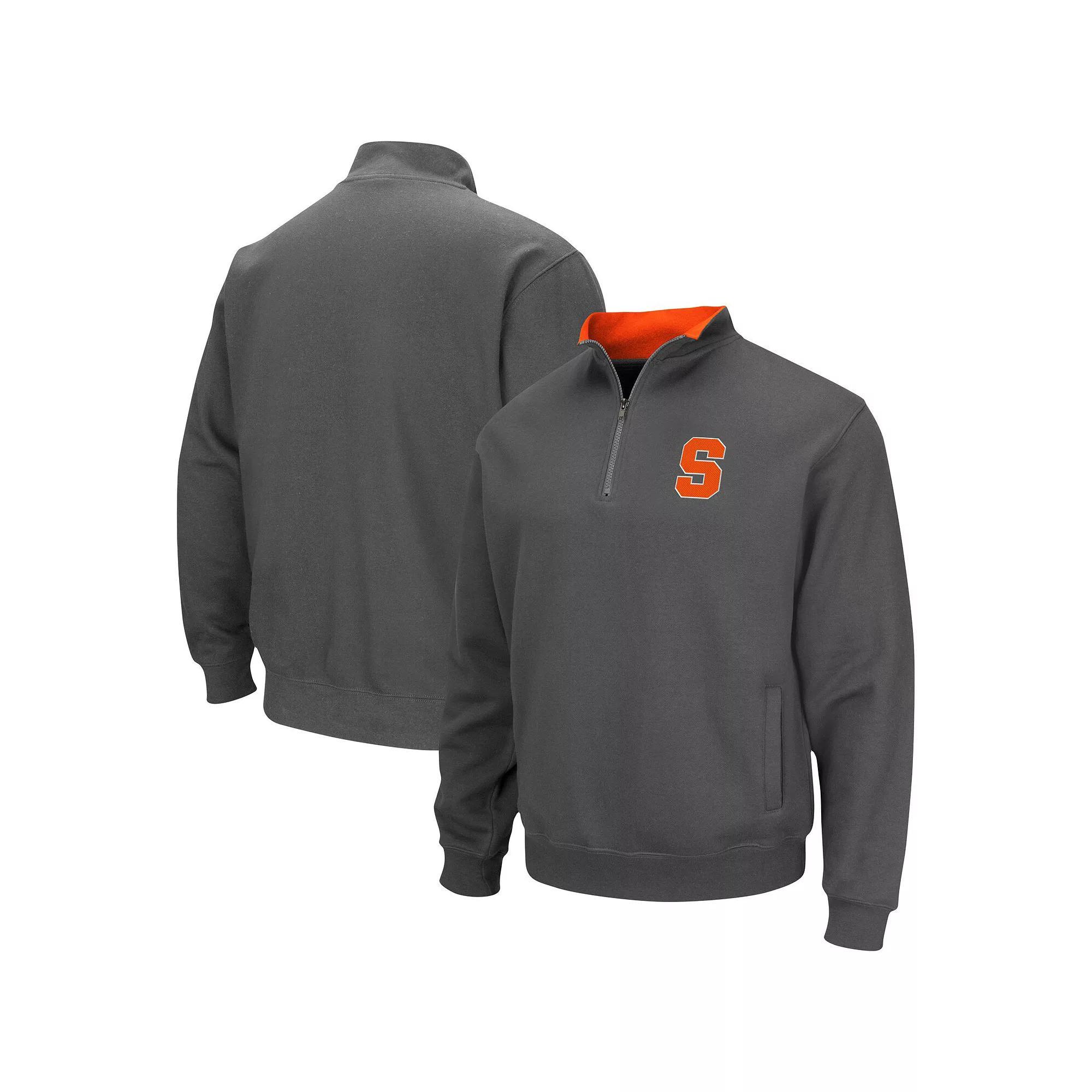 Men's Colosseum Navy Syracuse Orange Tortugas Team Logo Quarter-Zip Jacket,  Product Image
