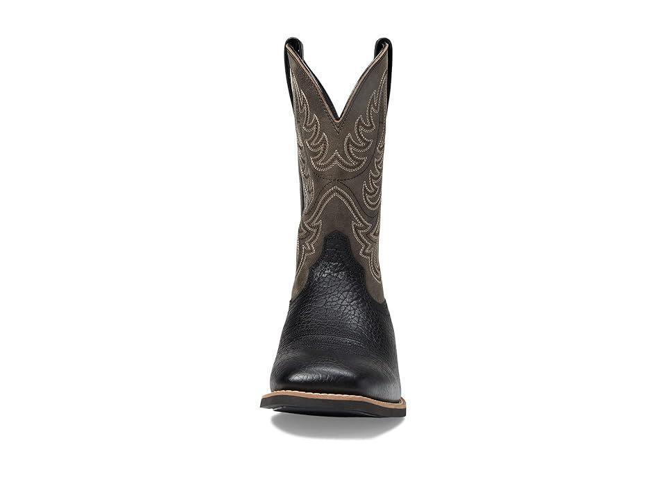 Ariat Everlite Countdown Western Boot (Black/Slate Grey) Men's Shoes Product Image