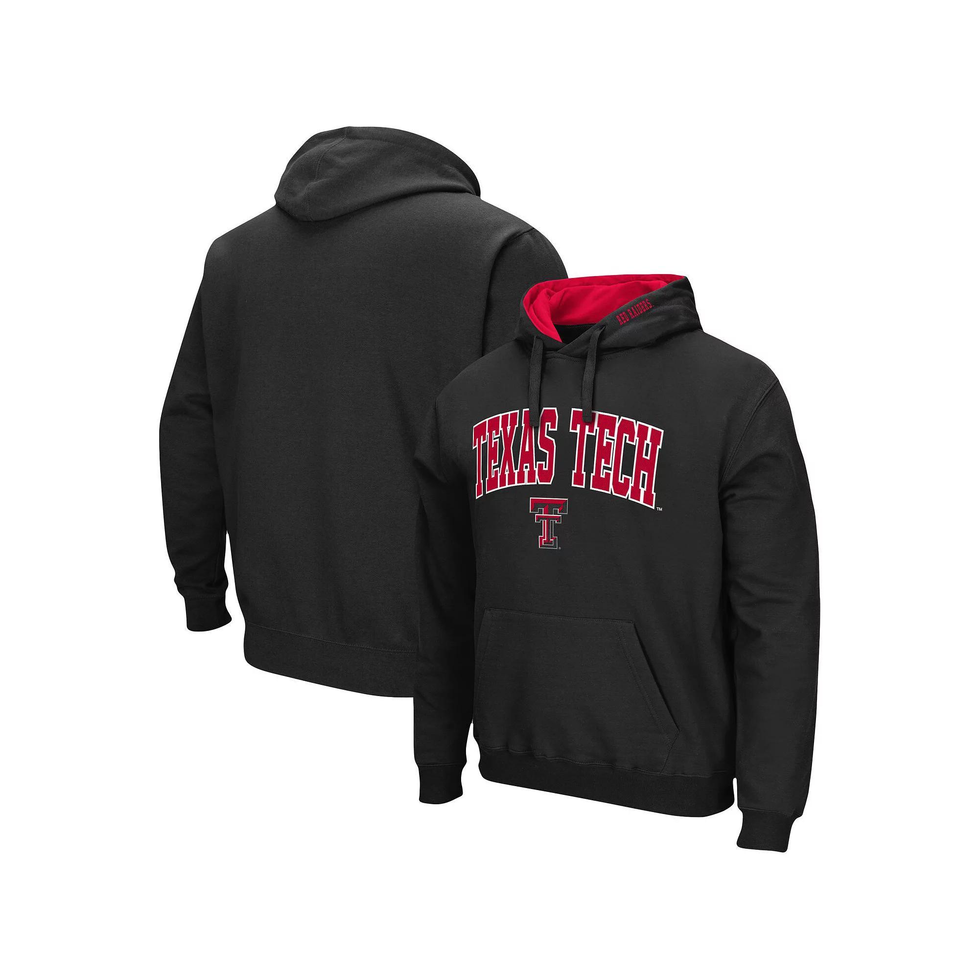 Men's Colosseum Navy Dayton Flyers Arch and Logo Pullover Hoodie,  Product Image