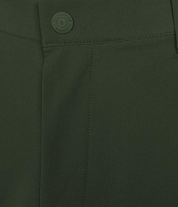 Roundtree & Yorke Performance Ethan Slim Fit Flat Front Chino Pants Product Image
