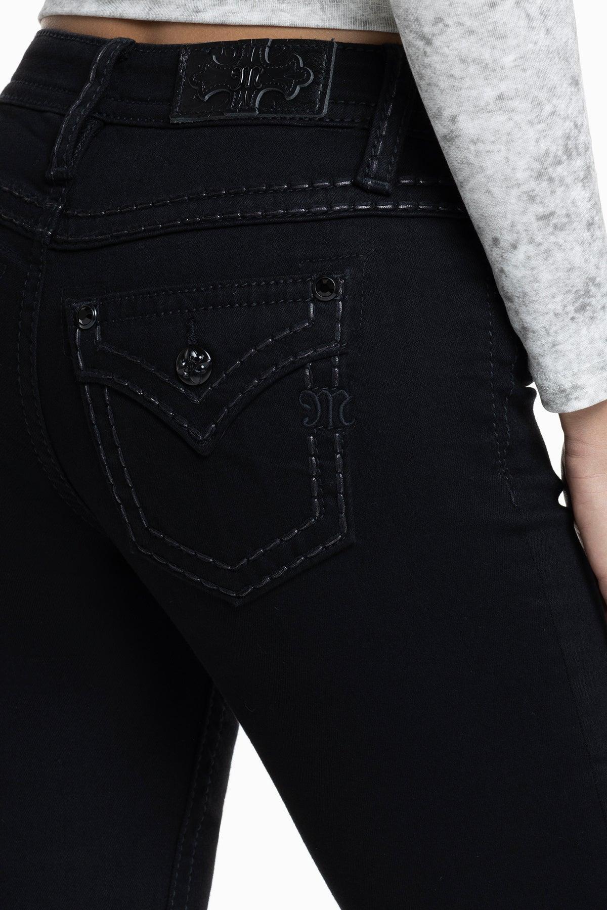 Classic Black Bootcut Jeans Product Image