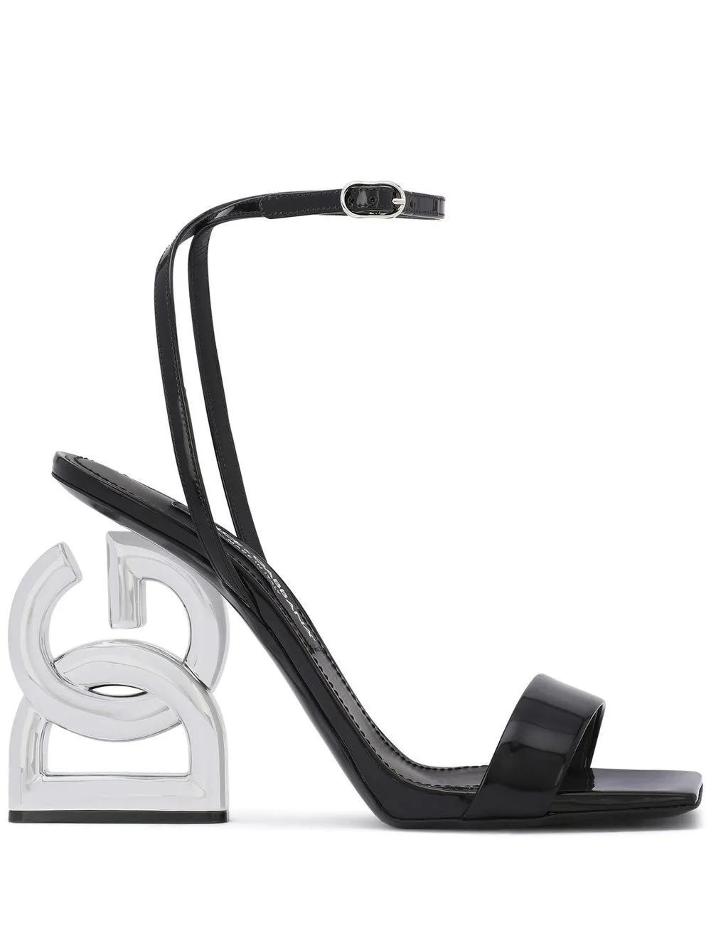 105mm 3.5 patent leather sandals Product Image