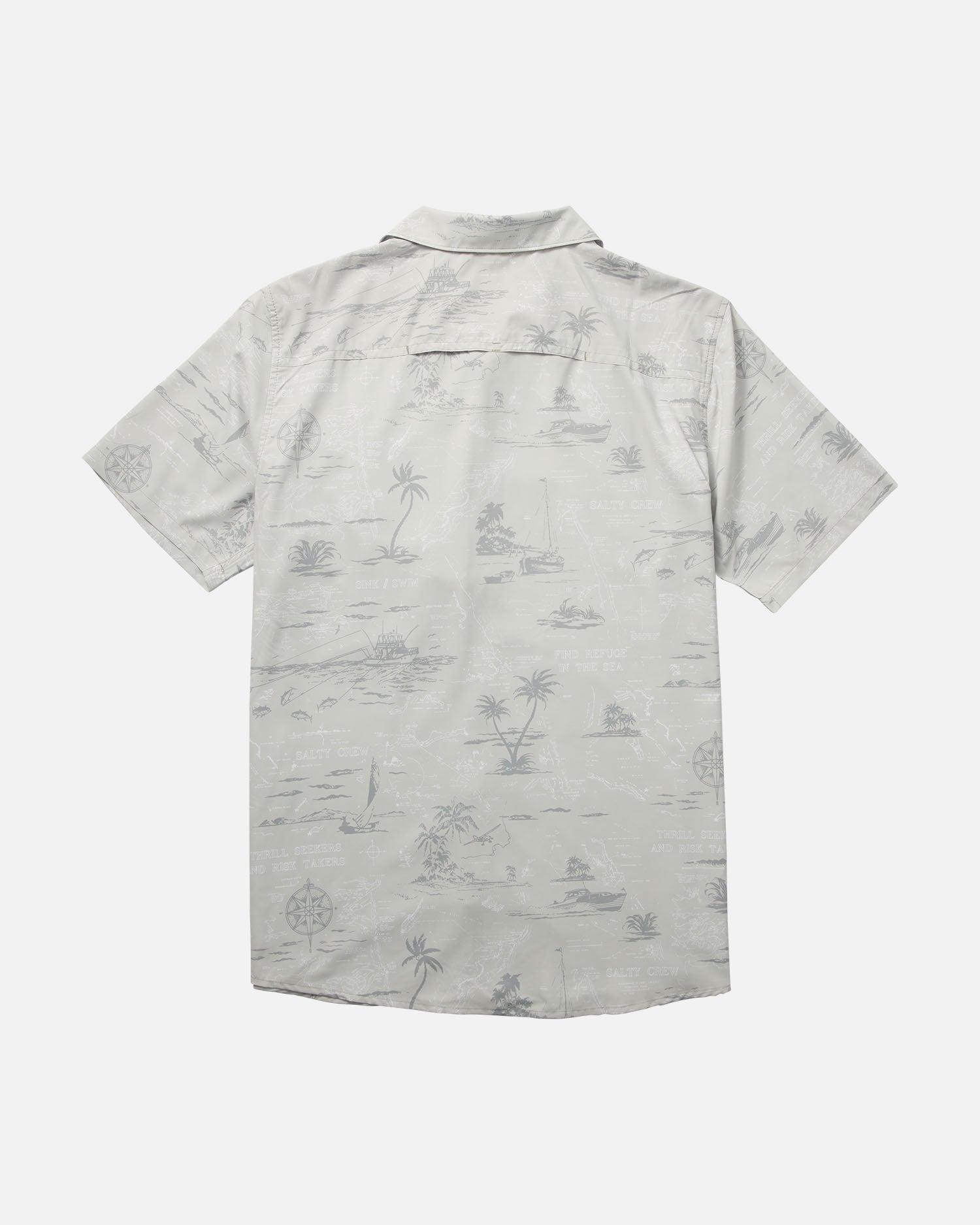 Seafarer S/S Tech Woven - Light Grey Male Product Image