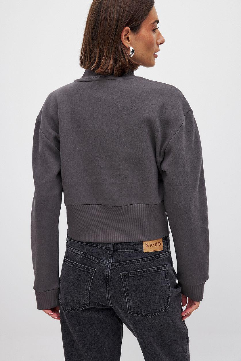 Fitted Zip Sweater Product Image