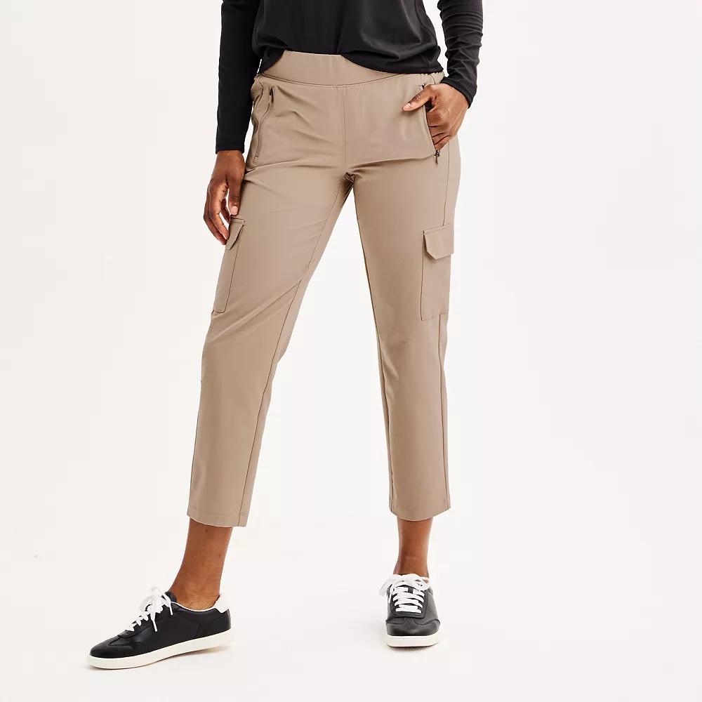 Women's Tek Gear® Cargo Pants, Size: XXL, Brown Freeze Product Image