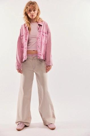 AGOLDE Clara Low-Rise Baggy Flare Jeans Product Image