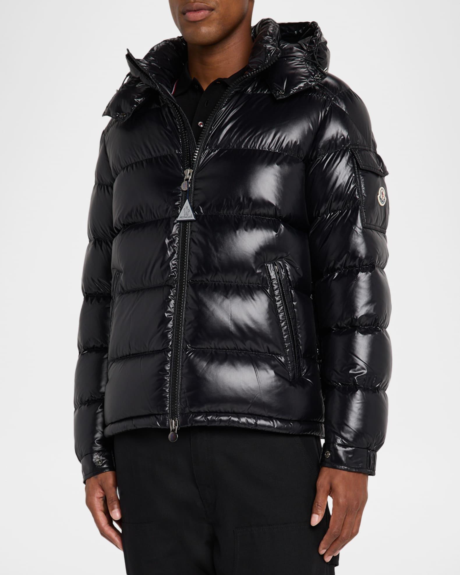 Men's Maya Hooded Short Down Puffer Jacket Product Image